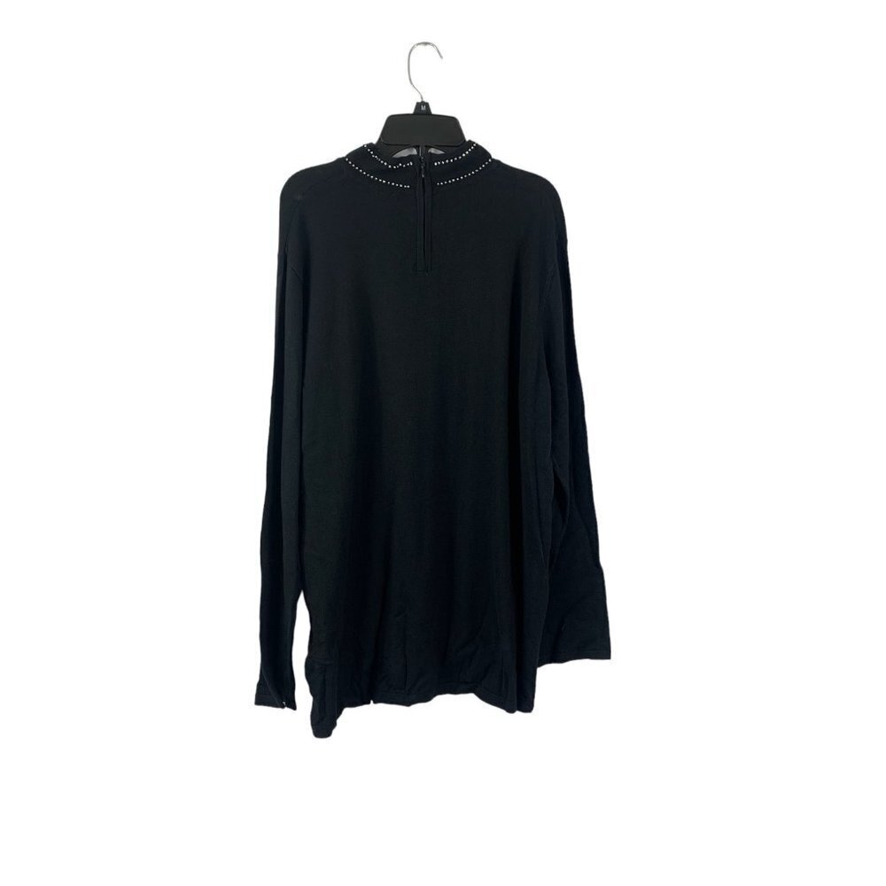 Reba Women's Midnight Sparkle Casual Blouse - Picture 2 of 9